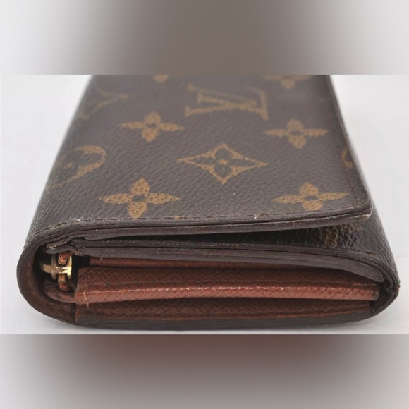 EUC Authentic Unisex Louis Vuitton Monogram Portefeuille Tresor Wallet - Picture 3 of 9